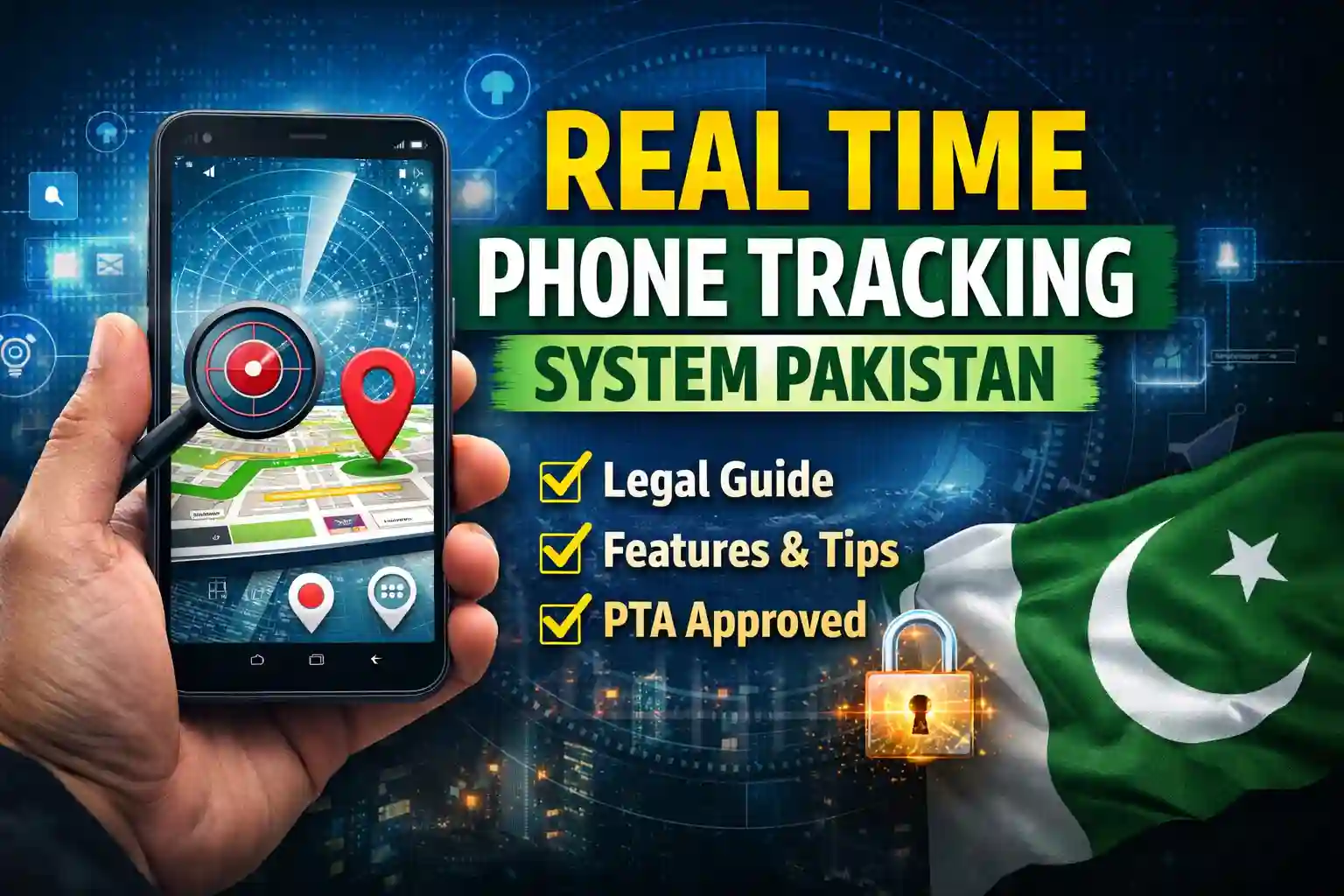 Real time phone tracking system Pakistan